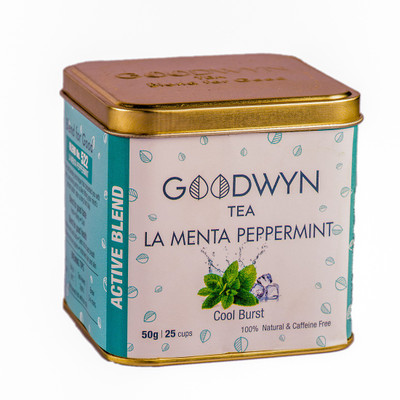 

Goodwyn Peppermint Tea, Herbal Infusion, 50 Grams, Makes 25 Cups Herbal Tea Box(50 g)
