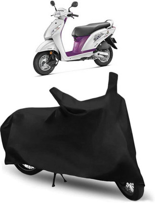 creative graphics Two Wheeler Cover for Honda(Activa i, Black)