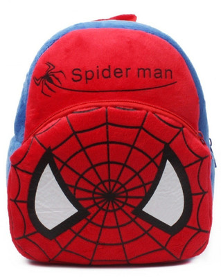 Black Hill Velvet Kids Bag - 2 to 5 Age (_Best_Red_Spiderman) 10 L Backpack(Red)