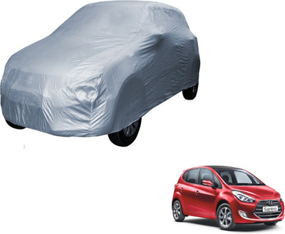 MOCKHE Car Cover For Hyundai Santro (Without Mirror Pockets)(Silver, For 2018 Models)