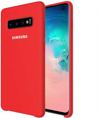 GADGETS WRAP Back Cover for Samsung Galaxy S10 Plus(Red, Grip Case, Silicon)