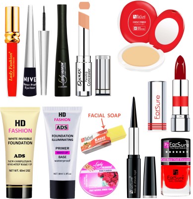 HD Fashion 12 in One Makeup Kit For Beautiful Girls and Beautiful Ladies(12 Items in the set)