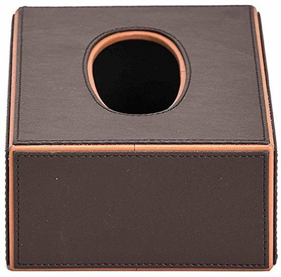 

Sammsara 1 Compartments Leatherite Leatherite Cover Box(Brown, Tan)