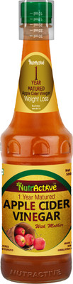 NutrActive Apple Cider Vinegar with Mother of Vinegar for weight loss(500 ml)