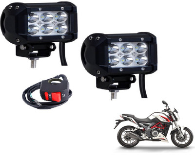 MOCKHE VLB-RCT6LD2P-232 Fog Lamp Motorbike LED (12 V, 18 W)(TNT 25, Pack of 2)