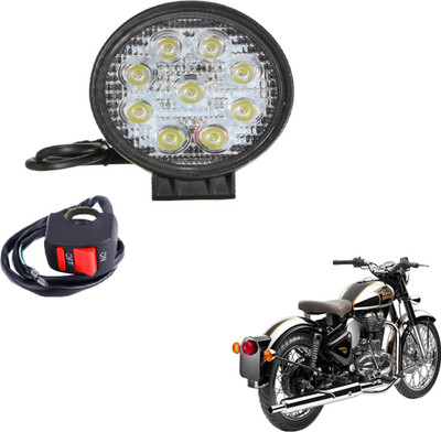 MOCKHE VLB-ROU9LD1P-59 Headlight Motorbike LED for Royal Enfield (12 V, 27 W)(Classic, Pack of 1)
