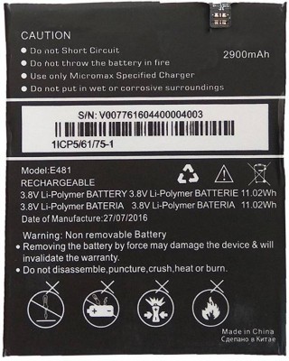 FULL CELL Mobile Battery For  Micromax Canvas 5 E481