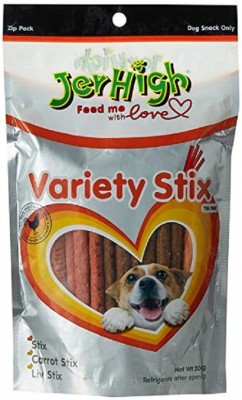 jerhigh VARIETY STIX Chicken Dog Treat(200 g, Pack of 2)