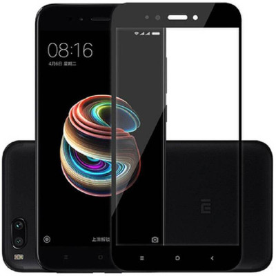 Resolute Edge To Edge Tempered Glass for Mi A1, FULL GLUE, FULL COVERAGE(Pack of 1)