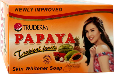 

Truderm Papaya Tropical Fruits Skin Whitener Soap 135g(135 g)