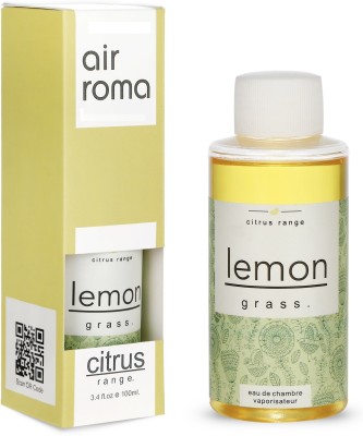 Airroma Lemon Grass Pure, Natural and Undiluted Aroma Oil, Diffuser, Diffuser Set(100 ml)