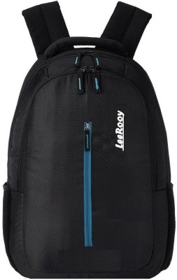 LeeRooy MN BG16 black 17.5inch B type 24 ltr Bag for mordern colledge boys and girls 23 L Laptop Backpack(Black)
