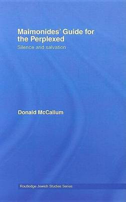 Maimonides' Guide for the Perplexed(English, Electronic book text, McCallum Donald)