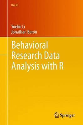 Behavioral Research Data Analysis with R(English, Electronic book text, Li Yuelin)