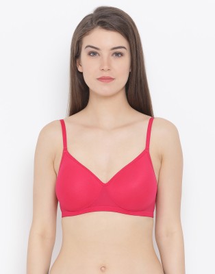 Clovia Women T-Shirt Lightly Padded Bra(Pink)