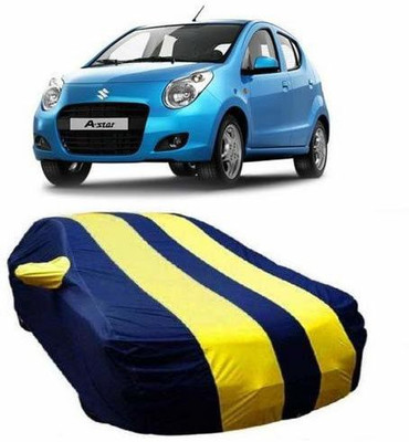 HOLME'S Car Cover For Maruti Suzuki A-Star (With Mirror Pockets)(Yellow)