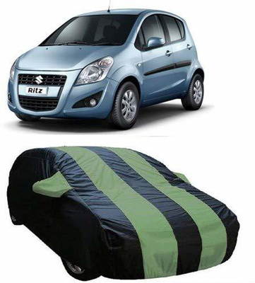 HOLME'S Car Cover For Maruti Suzuki Ritz (With Mirror Pockets)(Green)