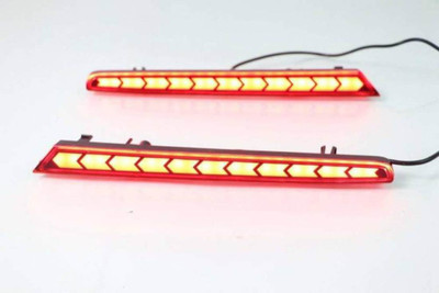 CARMART Led Brake Light Car Reflector Light(Red)