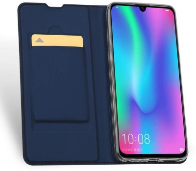 Elica Flip Cover for Honor 10 Lite(Blue, Grip Case, Pack of: 1)