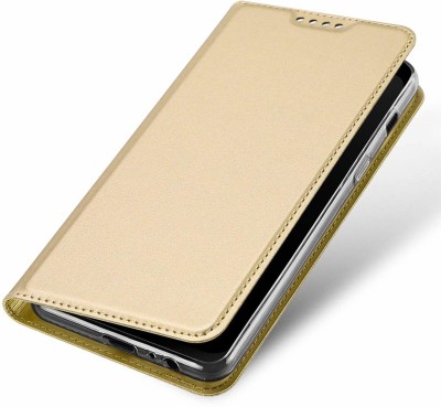 Helix Flip Cover for Samsung Galaxy A7 2016 Edition(Gold, Cases with Holder, Pack of: 1)