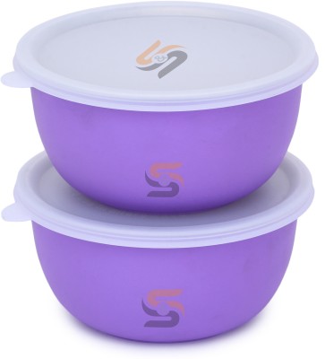 S&S Steel, Polypropylene Utility Container  - 500 ml(Pack of 2, Purple)