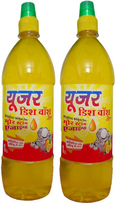 

user Dishwash gel 1L Dish Cleaning Gel(Lemon, 2 x 1 L)