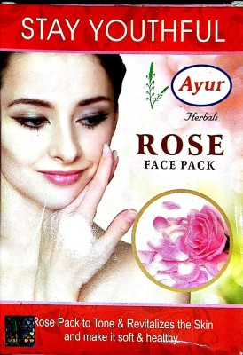 Ayur Rose Face Pack 100 Gm(Pack of 4)(100 g)