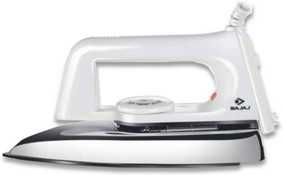 Bajaj Popular Plus Dry Iron With The American Non-Stick Coated Golden Color Soleplate 750 W Dry Iron(Stainless Steel)
