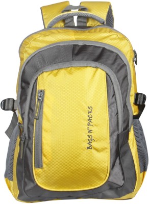 BAGS N PACKS 15.6 inch Laptop Backpack(Yellow)