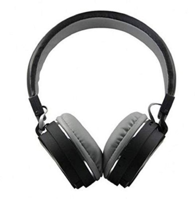 Glatoxi Bluetooth Wireless Headphones Stretchable & Foldable Bluetooth Headset(Black, On the Ear)