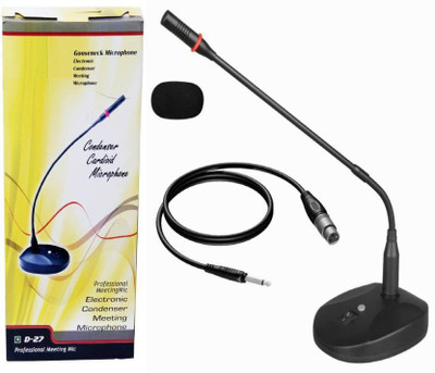 

Divinext Flexible Gooseneck Table Top Conference Microphone with inbuilt Attention Bell Chime D-27 Gooseneck Microphone Flexible Standing Conference PA System D-27 Indoor, Outdoor PA System(0 W)