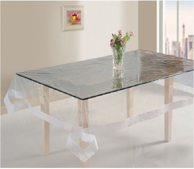 Casanest Solid 8 Seater Table Cover(White, PVC)
