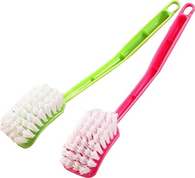 

Yutiriti 2 Pc Single Side Long Handle Toilet Brush Cleaning Tool(Multicolor)