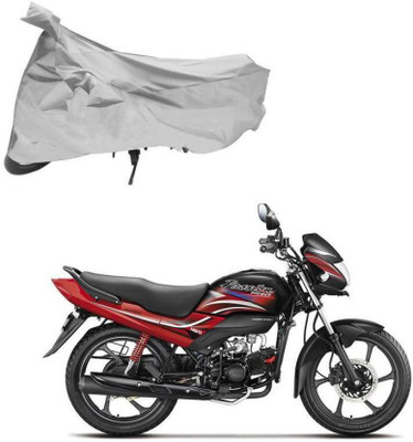 AutoRash Two Wheeler Cover for Hero(Passion Pro TR, Silver)