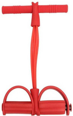 ELEGANTSHOPPING 4 Rubber Pull Reducer Cum Tummy Trimmer Ab Exerciser(Red)