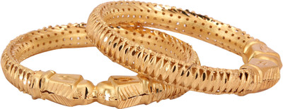Ganga Fashion Metal Bangle(Pack of 2)