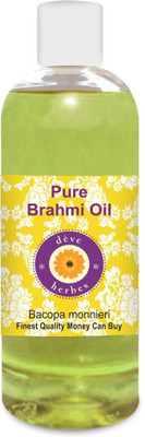 

Deve Herbes Pure Brahmi Oil (Bacopa monnieri) 100% Natural Therapeutic Grade(200 ml)