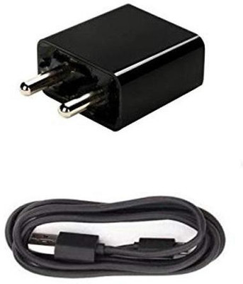 Wrapo 5 W 3.1 A Wall Charger for Mobile with Detachable Cable(Black, Cable Included)