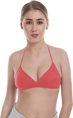 Alishan Halter Neck bra Women T-Shirt Non Padded Bra(Multicolor)
