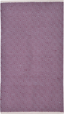 COSMORUGS Maroon Cotton Runner(2 ft,  X 4 ft, Rectangle)