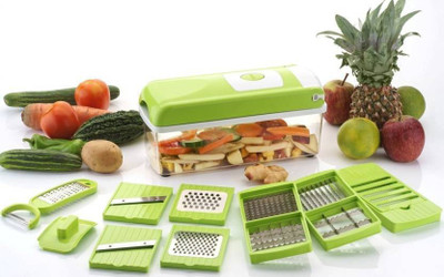 Bluewhale Vegetable & Fruit Grater & Slicer(1 chopper set)