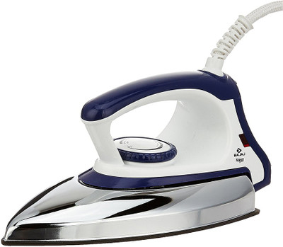 Bajaj Majest DX 11 Light Weight 1000 W Dry Iron(White, Blue)