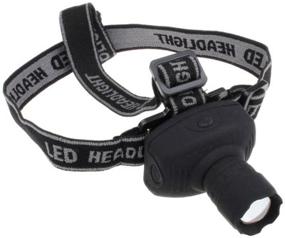 Aryshaa LED Headlamp Best for Outdoor, Hiking and Cycling LED Headlamp(Black)