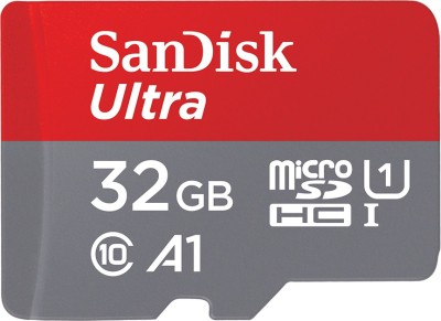 SanDisk Ultra 32 GB MicroSDHC Class 10 98 MB/s  Memory Card  (With Adapter)