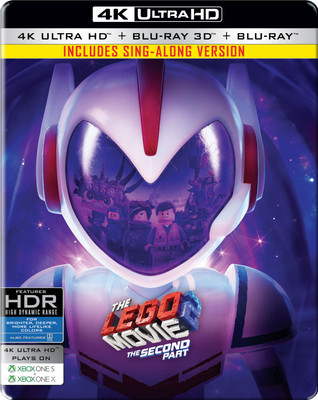

The Lego Movie 2: The Second Part (Steelbook) (4K UHD + Blu-ray 3D + Blu-ray)(4K(UHD) Blu-ray English)