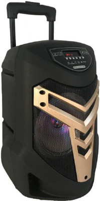

TechGear Wireless 8inch Karaoke Bluetooth trolley Speaker with Mic & Remote Controller Suitable for Home, Party Indoor, Outdoor PA System(56 W)