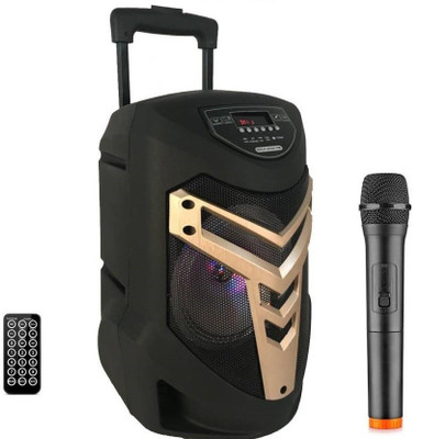 

TechGear Wireless Portable Bluetooth Speaker with Mic & Remote Controller 8 inch Trolley Speaker Karaoke Music Suitable for Home, Party, Indoor, Outdoor PA System(56 W)
