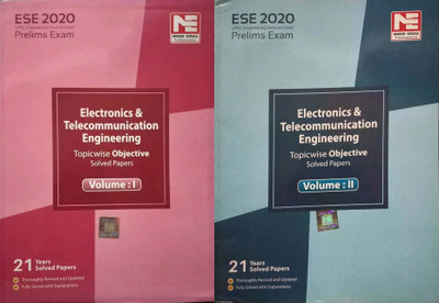 Ese Prelims Exam 2020 Electronics & Telecommunication Engineering Topicwise Objective Soled Papers Volume 1 And 2 Combo Set Of Two Book(Paperback, MADE EASY GROUP)