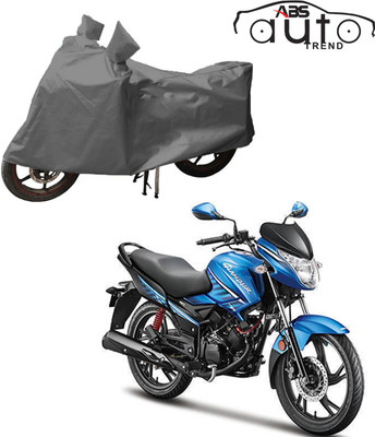 ABS AUTO TREND Two Wheeler Cover for Hero(Glamour, Blue, Black)