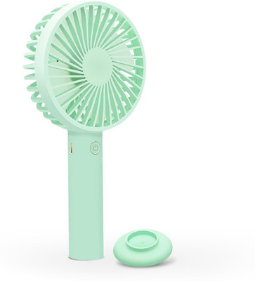RHONNIUM Rechargerble Personal,Table Fan Rechargerble Personal,Table Fan Rechargeable Fan, USB Fan(Green)